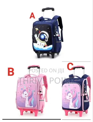 Rolling Trolley School Bag