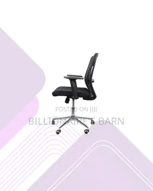The Barn Origin Chair Mid Back Chrome Base Durable Support