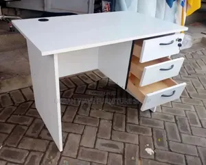 Pure White School Desk