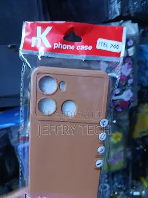 Itel P40 Silicone Phone Case Designed for Camera Protection.