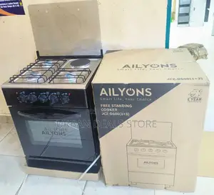 60×60 Ailyons 3+1hot Plate Standing Cooker