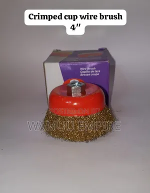 Wire Brush 4inch Crimpled Cup and 4inch Twisted Cup