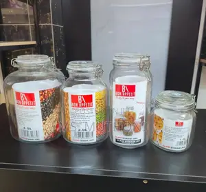 Bon Appetit Brand Clamp Storage Jars Available in Various Sizes
