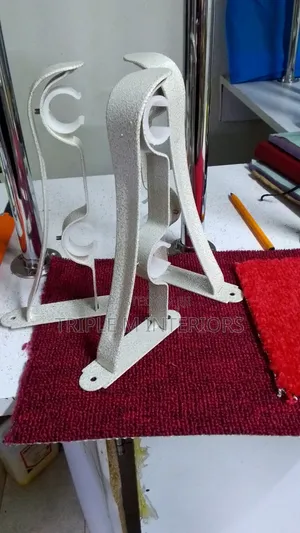 White Durable Curtain Rod Holders