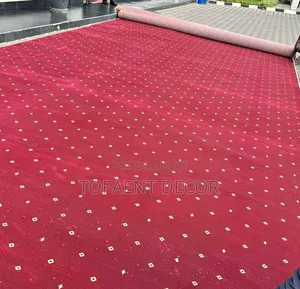 Red Dotted 12mm Thick Presidential Total Transformation Wall to Wall
