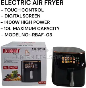 10 Litres Redberry Digital Air Fryer