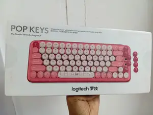 This Is a Logitech Pop Keys Wireless Mechanical Keyboard.