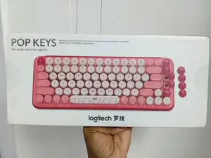 Logitech Pop Keys Mechanical Wireless Keyboard Adjustable Emoji Keys