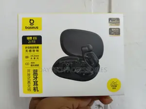 Baseus Eli 2i Fit Bluetooth Wireless Open-Ear Headphones - Black