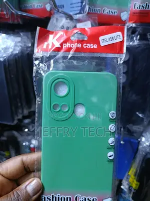 Green Branded Fashion Phone Case for the Itel A58 Lite Smartp