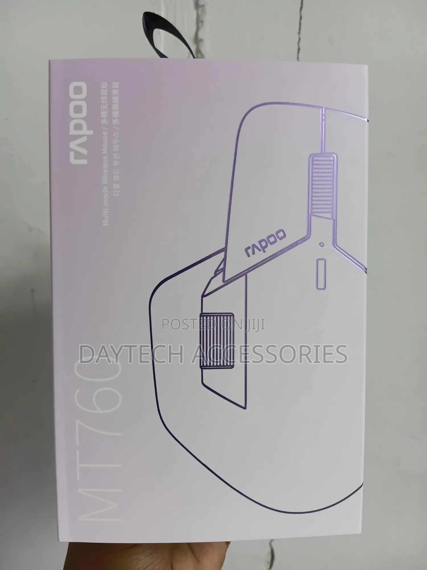 Rapoo Mt760 Multi-Device Wireless Mouse - Black