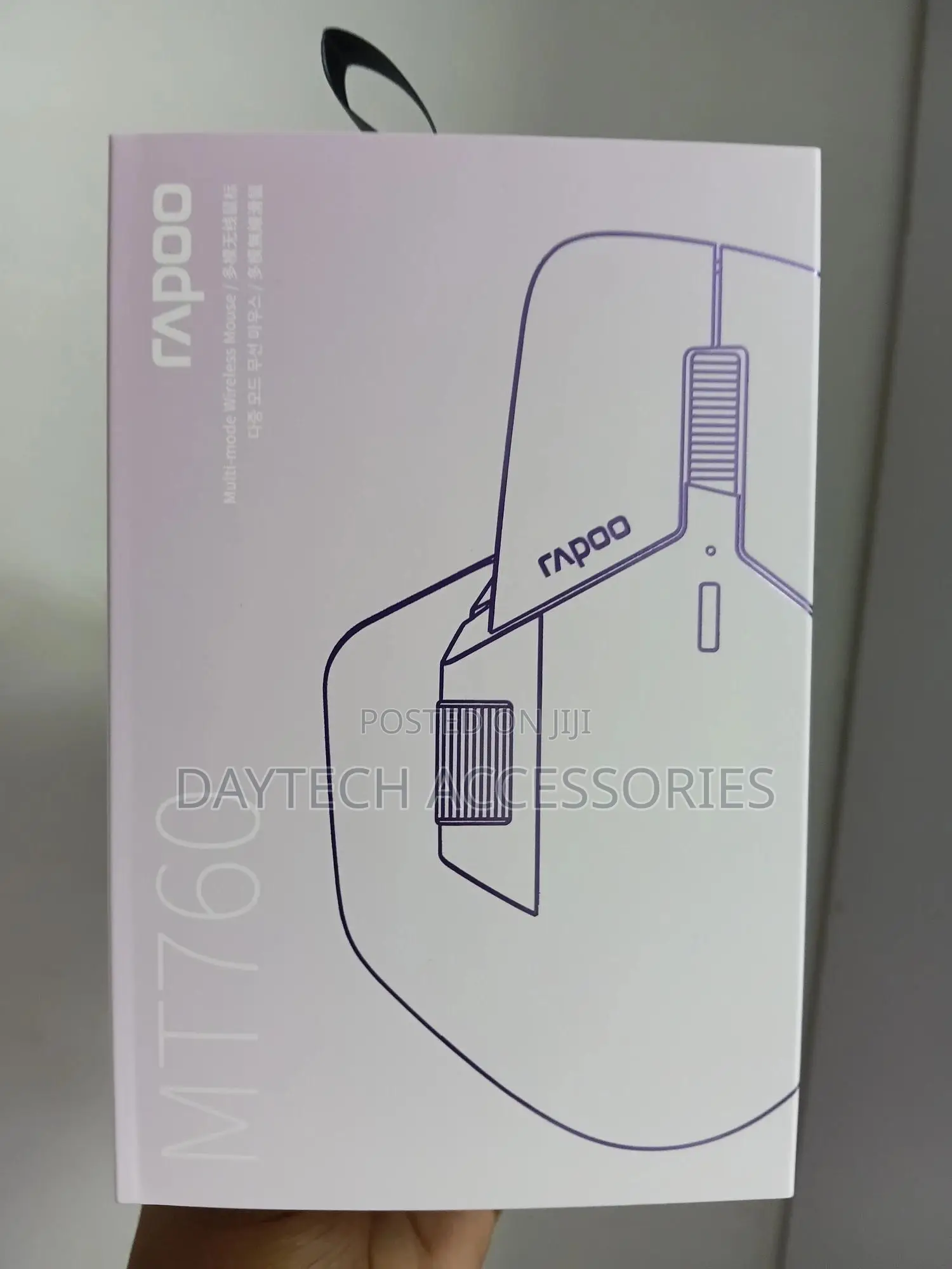 Rapoo Mt760 Multi-Device Wireless Mouse - Black