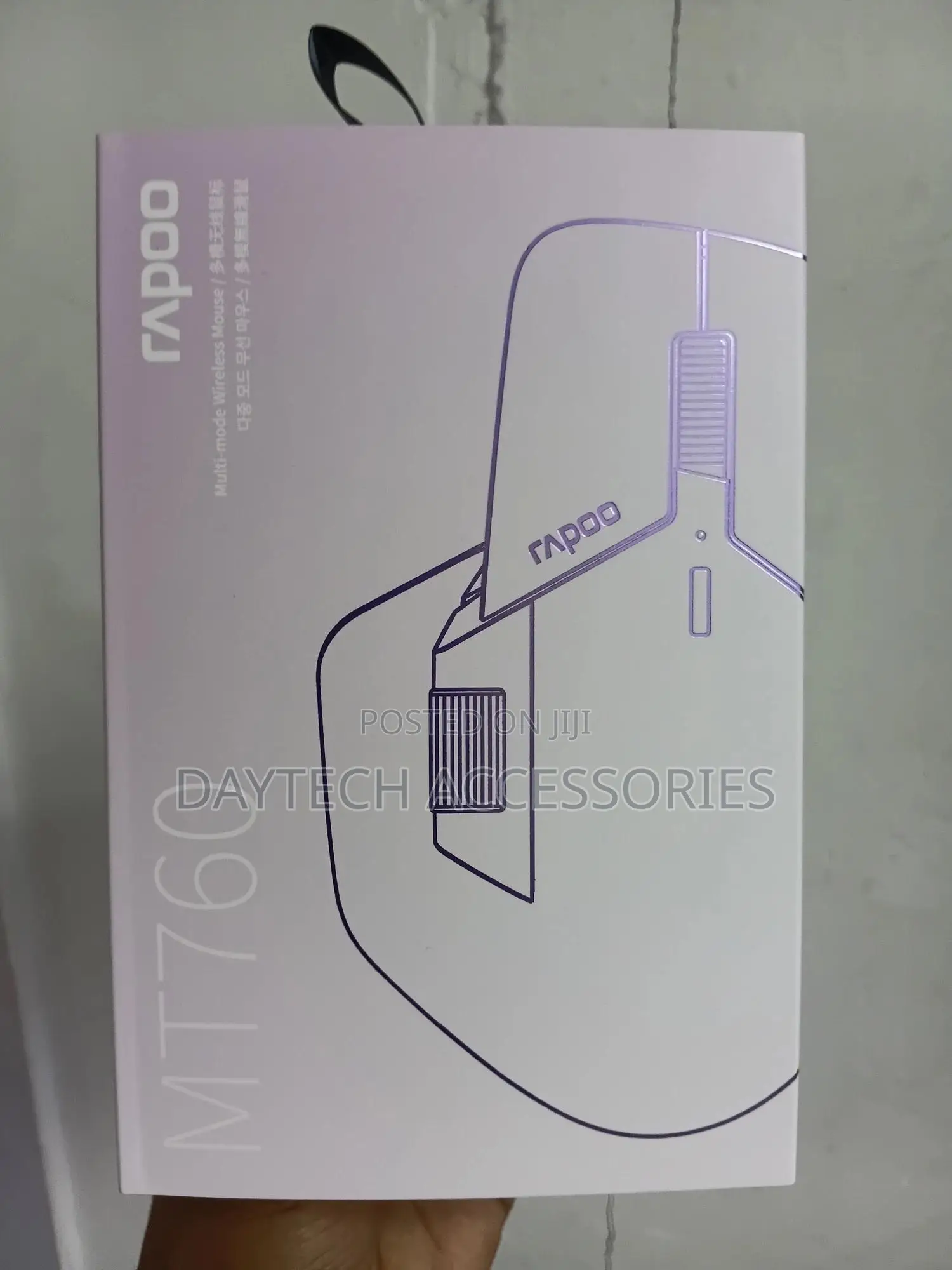 Rapoo Mt760 Multi-Device Wireless Mouse - Black