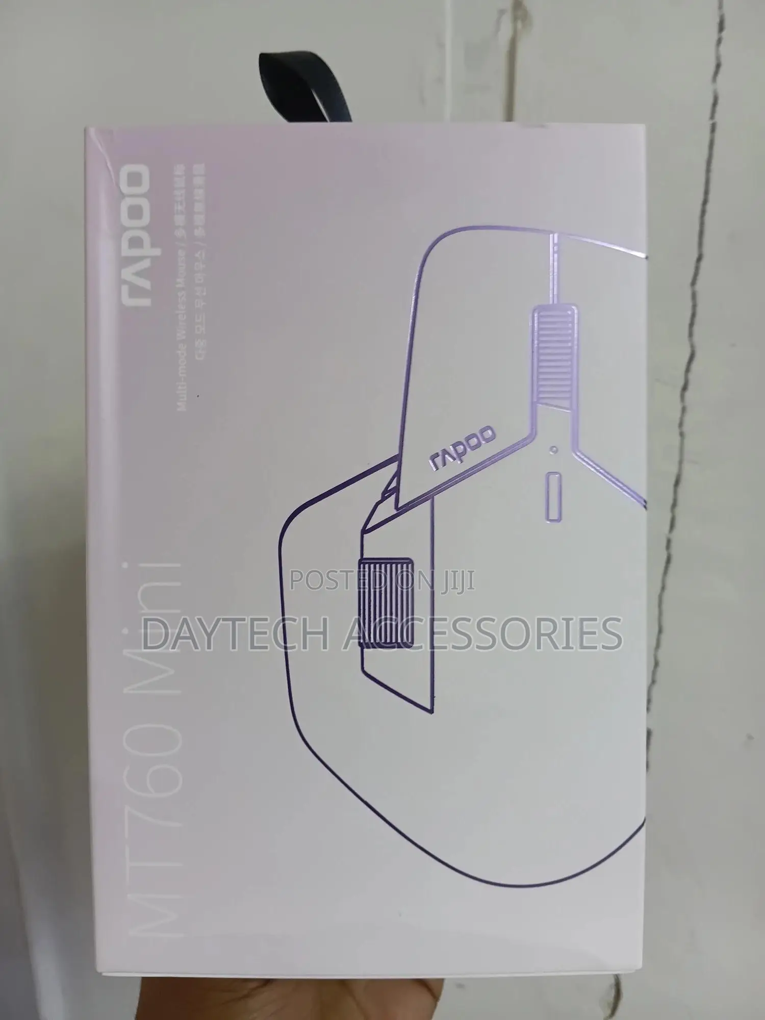 Rapoo Mt760 Mini Multi-Mode Wireless Mouse - Black