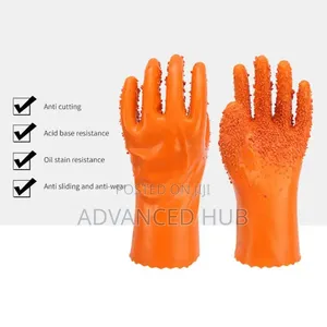 Hard Silicone Latex Studded Gloves
