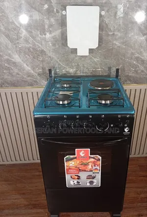 50×55 Euroken 3+1 Standing Cooker With Electric Oven/Cooker