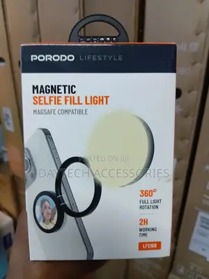 This a Porodo Lifestyle Magnetic Selfie Fill Light (Model Lfs168)