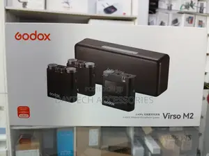 Godox Virso M2 Wireless Lavalier Microphone, 2.4ghz Microphone (200m)