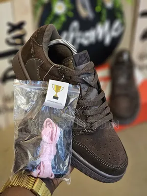 High Quality Air Jordan One Low Velvet Brown Sneakers