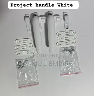 White Aluminium Window Handles