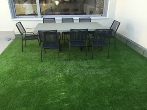 Green Artificial Ground Playable Grass Carpet