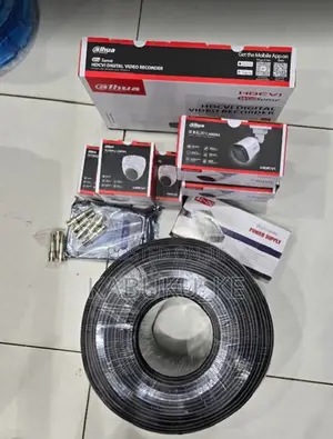 4 Channel CCTV Camera Kit Complete Dahua Security Cameras