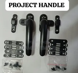 Black Aluminum Alloy Project Handles