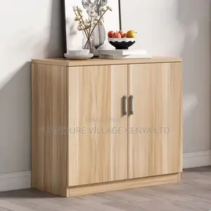 Office Cabinet; Wooden Low Office Storage Unit (2-Door)