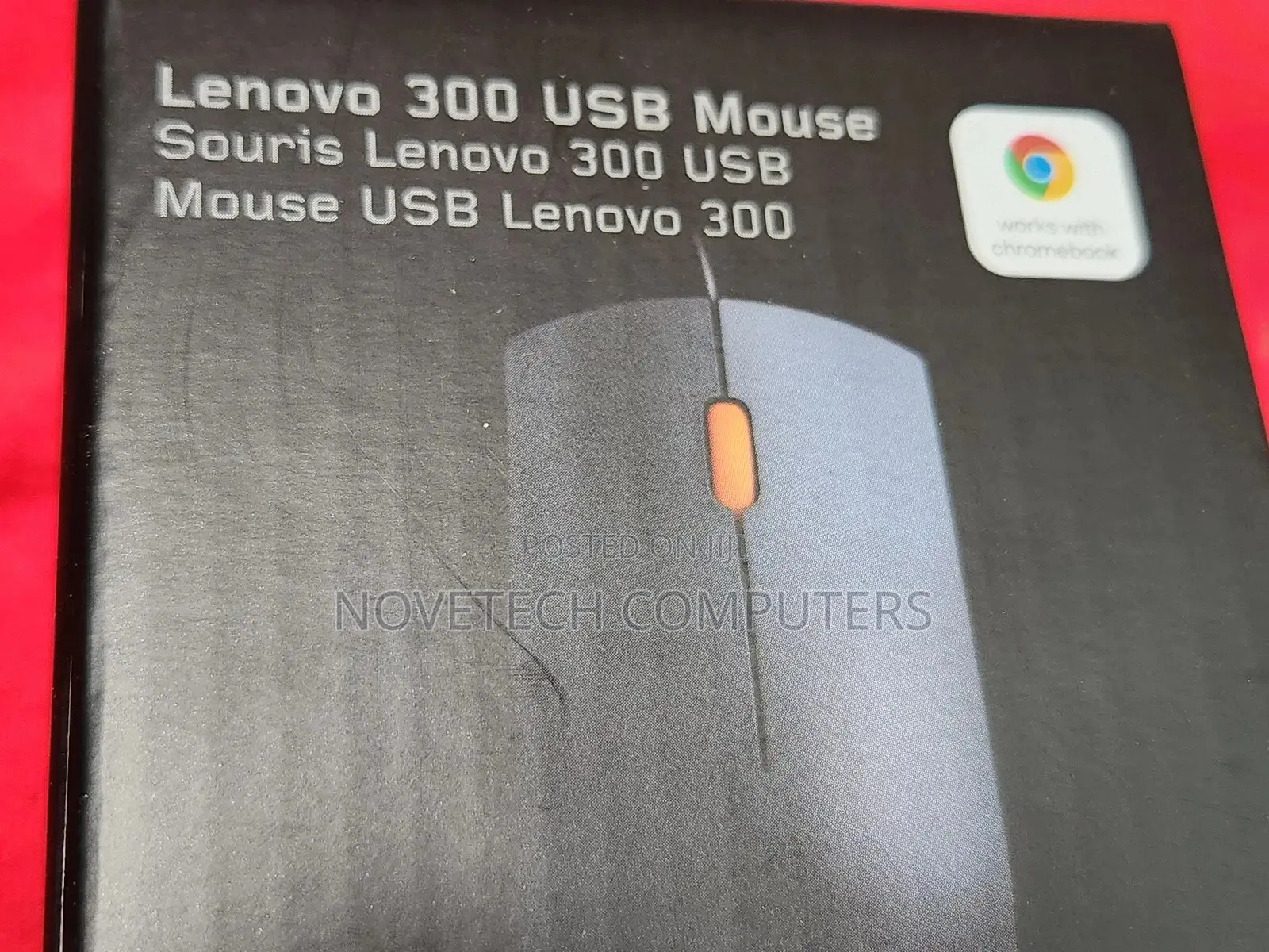 Lenovo 300 Wired Usb Mouse - Black - Gx30m39704
