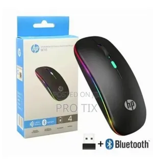 W10 Hp Rechargeable Wireless Mouse With Bluetooth