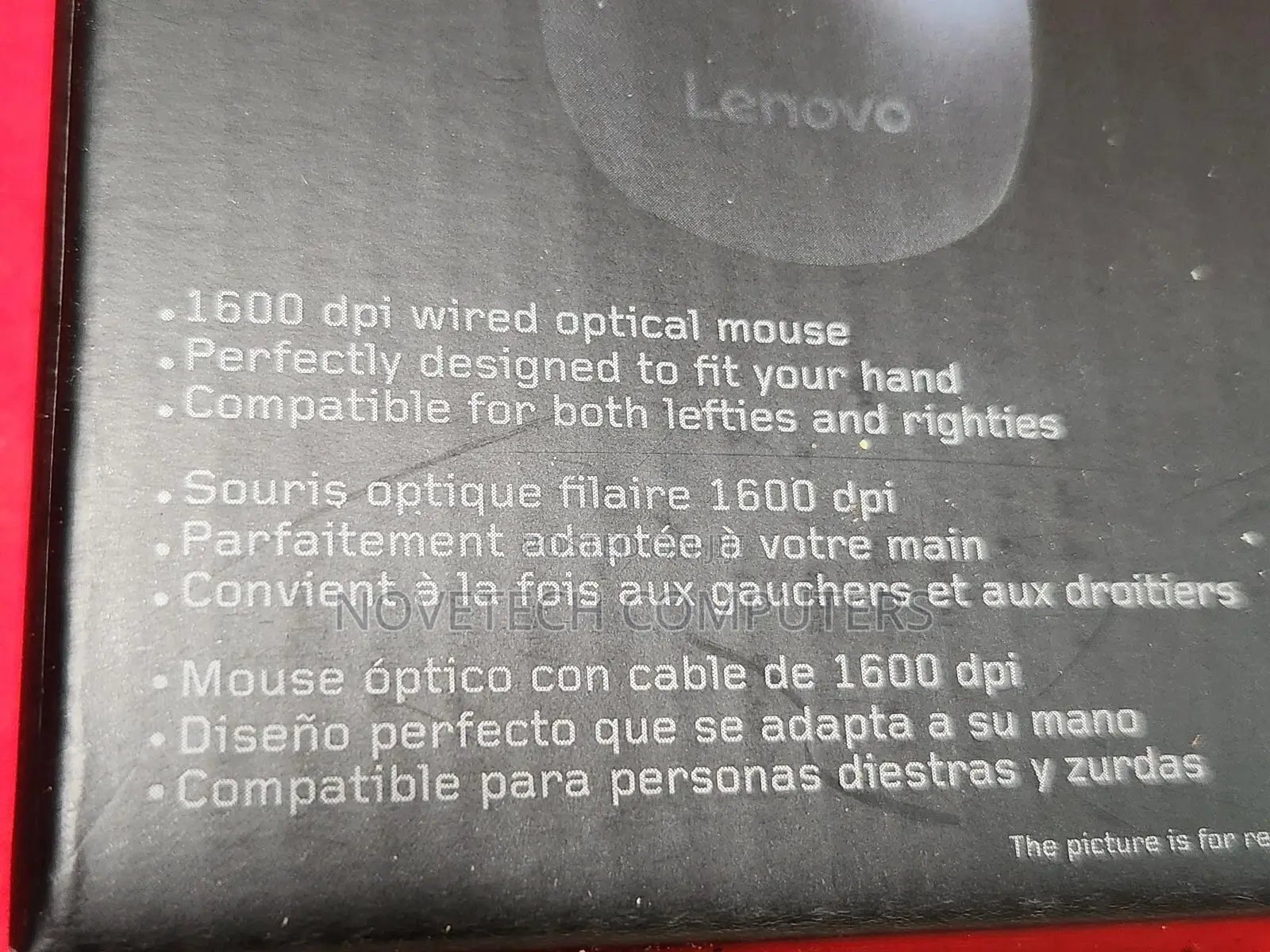 Lenovo 300 Wired Usb Mouse - Black - Gx30m39704