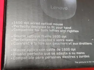 Lenovo 300 Wired Usb Mouse - Black - Gx30m39704