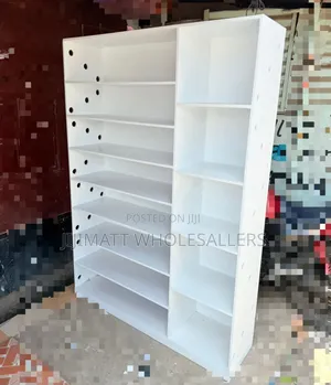 6fts by 4fts Executive Wooden Shoes Rack White
