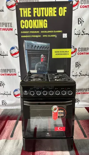 Everest Black – 60×60 Premium Cooker
 3 Gas + 1 Rapid Hotplate