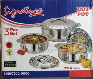3pcs 5l 7.5l, 10l Stainless Steel Signature Hotpots