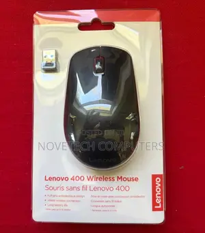 Lenovo 400 Wireless Mouse - Black - Gy50r91293 New Aa Battery Included