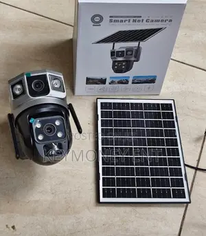 VTS 02 V380 Wifi Dual Lens Outdoor Rotating Solar Camera