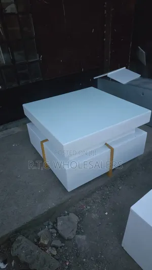 Luxury Square Marble Coffee Table Strong Stylish