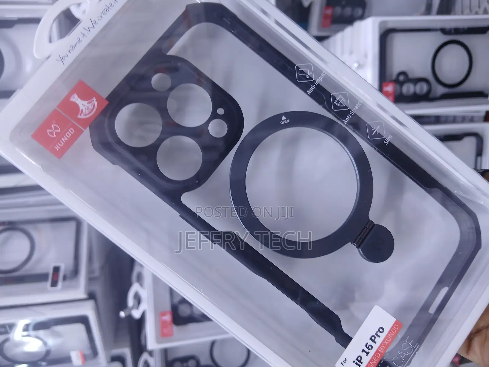 Xundd Shockproof Phone Case Designed for the iPhone 16 Pro.