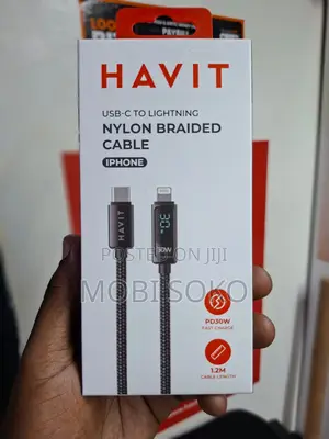 Havit Cb6246 Swiftplug Led Type C to Lightning Cable