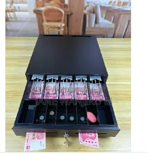 5 Bill Pos Steel Automatic Cash Drawer - Safe Box 5 Slot Cash Drawer