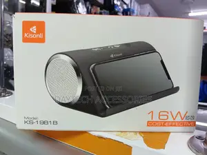 Kisonli Ks-1981b Portable Bluetooth Speaker - Black