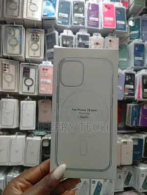 Clear Magnetic Case Specifically for Apple iPhone 13 Mini.