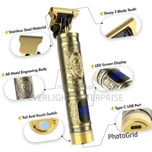 Rechargable Vintage T9 Professional Trimmer Shaver