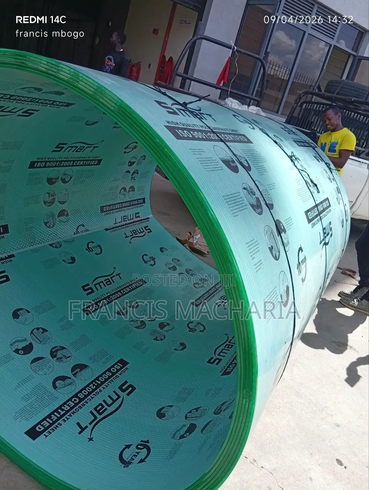 Polycabonate Sheet Green in Colour