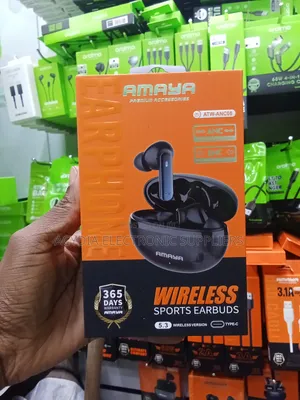 Amaya Atw-Anc08 Wireless Sports Earbuds With Both Anc and Enc