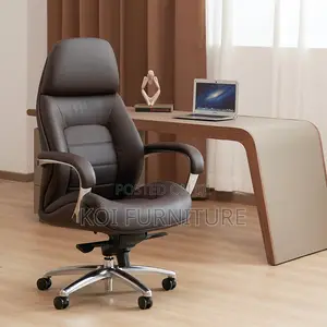 Office Chair : MRC Boss High-Back Leather Executive Office Chair I