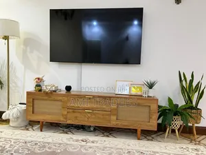 Rattan Natural Tv Stand (6ft)