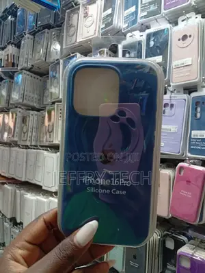 Silicone Case Specifically Designed for the Apple iPhone 16 Pro.