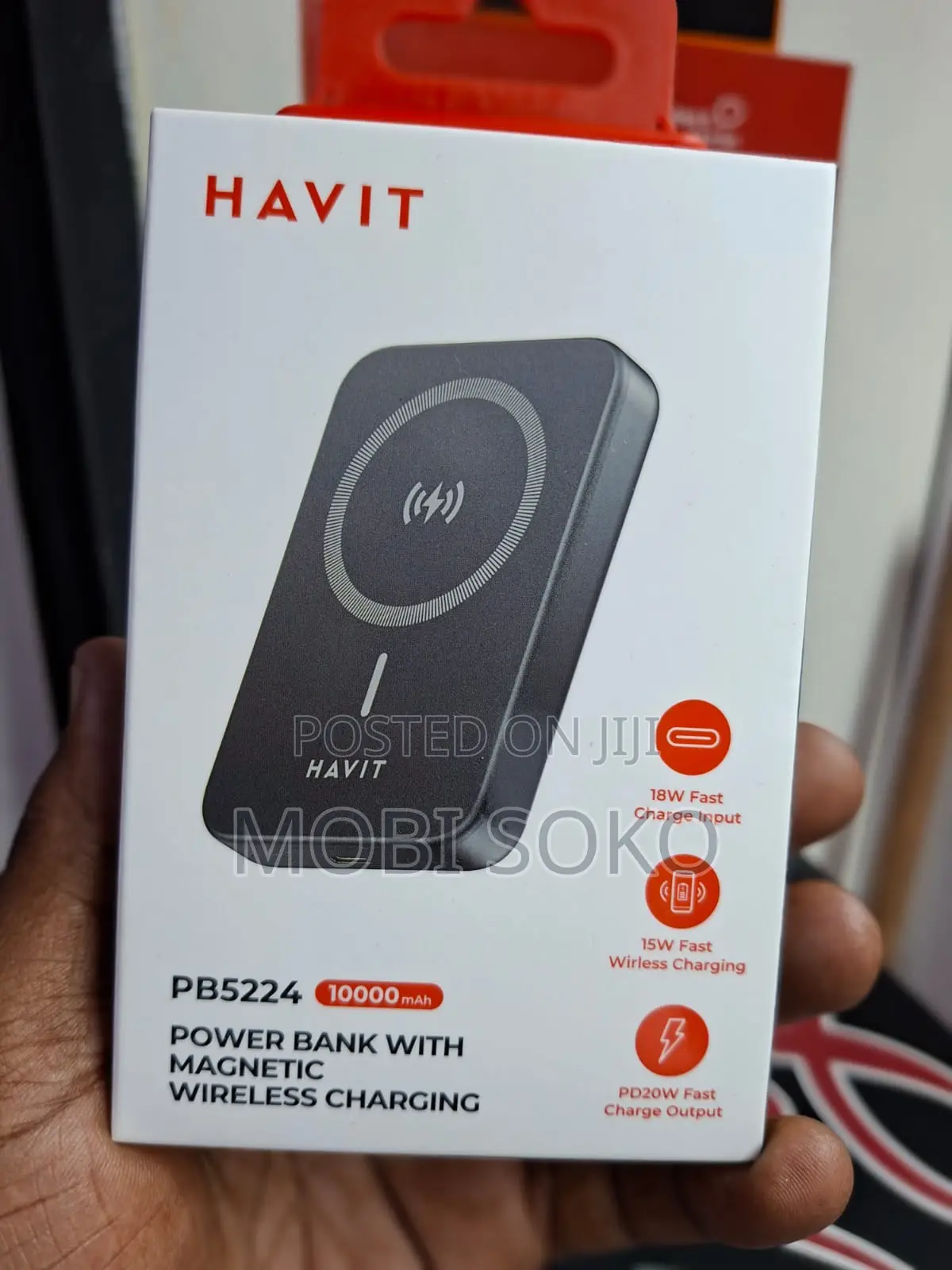 Havit Pb5224 10000mah Magnetic Power Bank